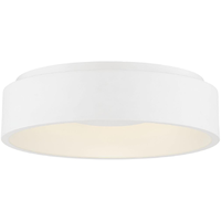 18 in. LED Flush Mount Ceiling Light Fixture - White Finish - Orbit Collection - 1300 Lumens - 20 Watt - 3000 Kelvin - 90 CRI - 120 Volt - Nuvo 62-1451