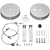 4 ft. Color Selectable Architectural LED Linear Fixture - 4235 Lumens - Silver Thumbnail