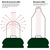 LED Mini Light Stringer - 26 ft. - (50) LEDs - Warm White Deluxe - 6 in. Bulb Spacing - Green Wire Thumbnail