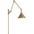 10 in. x 8 in. Wall Sconce Fixture - White Baffle - Brass Finish Thumbnail
