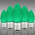 Green C7 LED Christmas Light Bulbs - Category Image