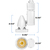 540 Lumens - 7 Watt - Color Selectable LED Track Light Fixture - Step Cylinder Thumbnail