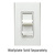 LED Dimmer - Rocker and Slide Switch - White Thumbnail