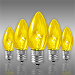 Yellow C9 Incandescent Christmas Light Bulbs - Category Image