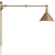10 in. x 8 in. Wall Sconce Fixture - White Baffle - Brass Finish Thumbnail