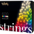Twinkly Strings - 157.5 ft. Mini LED Light String with 600 RGB+W LEDs - Green Wire Thumbnail