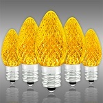 Amber-Yellow C7 LED Replacement Christmas Light Bulbs - Category Image