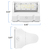 3620 Lumen Max - 25 Watt Max - Wattage and Color Selectable Rotatable LED Wall Pack Fixture Thumbnail