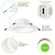 1300 Lumens - 15 Watt - 6 in. Color Selectable New Construction LED Downlight Fixture Thumbnail