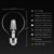 3.15 in. Dia. - LED G25 Globe Filament Bulb - 5 Watt - 60 Watt Equal - Warm White Thumbnail