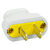White - Antique Electrical Plug Thumbnail