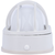 8.5 in. Color Selectable LED Oval Cage Bulk Head Fixture - Ribbed Glass Lens - White Finish Thumbnail