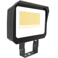 21,000 Lumen Max - 150 Watt Max - Wattage and Color Selectable LED Flood Light Fixture with Integrated Photocell - Watts 100-120-150 - Kelvin 3000-4000-5000 - Trunnion Mount - 120-277 Volt - Archipelago Lighting LFLD3W150-3E1-UD/PS/TN