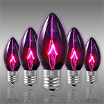 Purple C9 Incandescent Christmas Light Bulbs - Category Image