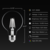 3.15 in. Dia. - LED G25 Globe Filament Bulb - 5 Watt - 60 Watt Equal - Halogen Color Thumbnail