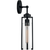 17 in. x 5 in. Wall Sconce Fixture - Clear Glass - Black Finish Thumbnail