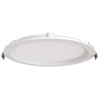 1550 Lumens - 18 Watt - 8 in. Color Selectable New Construction LED Downlight Fixture - Hardwire - Kelvin 2700-3000-3500-4000-5000 - 100 Watt Incandescent Equal - Round - White Trim - 90 CRI - 120-277 Volt - Green Creative 37001