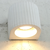 6 in. x 6 in. Artisan Concrete Outdoor Wall Sconce Fixture - White Finish Thumbnail
