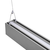 8 ft. Color Selectable Architectural LED Linear Fixture - Up/Down Light - 13,000 Total Lumens - Silver Thumbnail