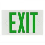 Green Letters - White LED Exit Signs - Category Image