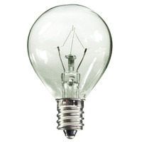 25 Watt - 1.4 in. Dia. - G11 Globe Incandescent Light Bulb - Clear - Candelabra Base - 120 Volt - Bulbrite 461025