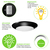 1000 Lumens - Black Trim - 15 Watt - Natural Colors - 6 in. Color Selectable LED Surface Mount Downlight Fixture Thumbnail