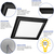 1850 Lumens - 18 Watt - 4000 Kelvin - 12 in. x 12 in. Surface Mount LED Panel Fixture Thumbnail