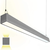 8 ft. Color Selectable Architectural LED Linear Fixture - Up/Down Light - 13,000 Total Lumens - Silver Thumbnail