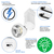 950 Lumens - 12 Watt - Color Selectable LED Track Light Fixture - Step Cylinder Thumbnail