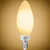 Natural Light - 250 Lumens - 3 Watt - 2400 Kelvin - AmberGlow LED Chandelier Bulb - 4.0 in. x 1.4 in. Thumbnail