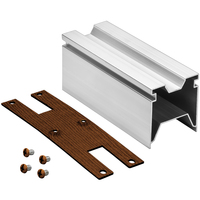 5.5 in. Line Joiner and Linking Bracket - Dark Wood Finish - For Use with select PLT LED Suspension Fixtures - PLT-90519
