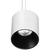 6 in. x 6 in. Wattage Selectable LED Pendant Fixture - Black Baffle - White Finish Thumbnail