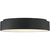 18 in. LED Flush Mount Ceiling Light Fixture - White Baffle - Black Finish Thumbnail