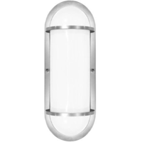 12 in. Color Selectable LED Outdoor Wall Sconce Fixture - Nickel Finish - 1000 Lumens - 12.5 Watt - Kelvin 2700-3000-3500-4000-5000-6500 - Integrated Photocell - 120 Volt - Euri Lighting EOL-WL16FR-3100se