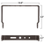 Adjustable U-Bracket - Bronze Thumbnail
