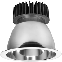 3600 Lumens - 40 Watt - 3000 Kelvin - 8 in. Retrofit LED Downlight Fixtures - 250 Watt Incandescent Equal - Round - Smooth Baffle Trim - 120-277 Volt - PLT-20218
