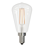 400 Lumens - 4 Watt - 2700 Kelvin - ST15 LED Edison Filament Bulb - 4.0 in. x 1.9 in. - Clear - 40 Watt Equal - 90 CRI - 120 Volt - Bulbrite 776821