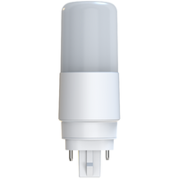 721 Lumens - 5 Watt - 4000 Kelvin - LED PL Lamp - Replaces 13W CFL -  2 Pin or 4 Pin - G24d or G24q Base - Ballast Bypass or Plug and Play - 120-277 Volt - PLT-20329