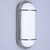 12 in. Color Selectable LED Outdoor Wall Sconce Fixture - Nickel Finish Thumbnail