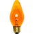 25 Watt - Transparent Amber - Straight Tip - Incandescent Chandelier Bulb Thumbnail