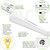 6000 Lumen Max - 45 Watt Max - 4 ft. Wattage and Color Selectable LED Strip Fixture with Emergency Backup Thumbnail