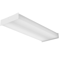 1967 Lumens - 17 Watt - 4000 Kelvin - 2 ft. x 9 in. LED Wraparound Fixture - 2 Lamp Fluorescent Equal - Acrylic Lens - 120-277 Volt - Lithonia SBL2 LP840