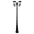 Solar Victorian Lamp Post with Double Lamp Head Thumbnail