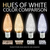 Cool White - LED C7 - Christmas Light Replacement Bulbs - Faceted Finish Thumbnail