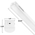 3250 Lumen Max - 25 Watt Max - 2 ft. Wattage and Color Selectable LED Strip Fixture Thumbnail
