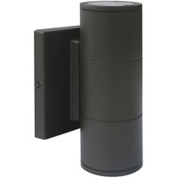 7 in. LED Outdoor Wall Sconce Fixture - Direct and Indirect Light - Bronze Finish - 900 Total Lumens - 10 Watt - 3000 Kelvin - 90 CRI - 120-277 Volt - Nuvo 62-1145R1
