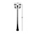 Solar Victorian Lamp Post with Double Lamp Head Thumbnail