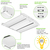 15,850 Lumen Max - 100 Watt Max - Wattage and Color Selectable Linear LED High Bay Fixture Thumbnail