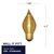 40 Watt - Spun Thread Satin Amber - Bent Tip - Incandescent Chandelier Bulb Thumbnail