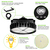 90,000 Lumen Max - 600 Watt Max - 5000 Kelvin - Wattage Selectable UFO LED High Bay Fixture Thumbnail